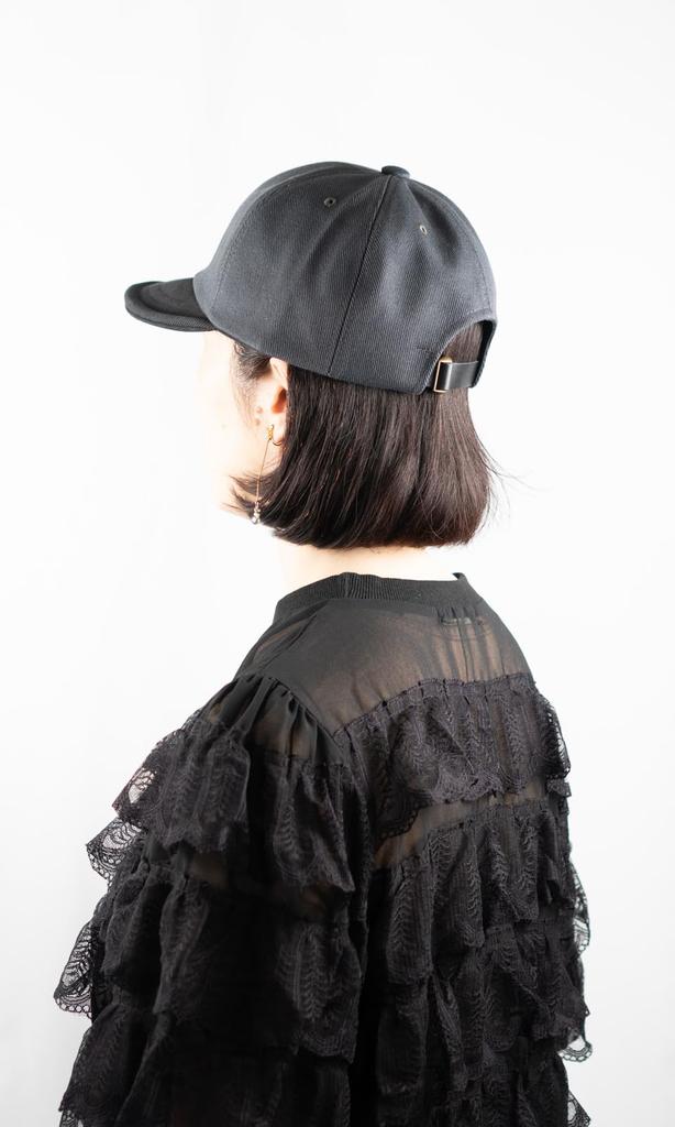 Fabulous Umpire Short Size Two-Tone Cap, Brim, All-Season, 57.5-60.0 cm, Gray/Black