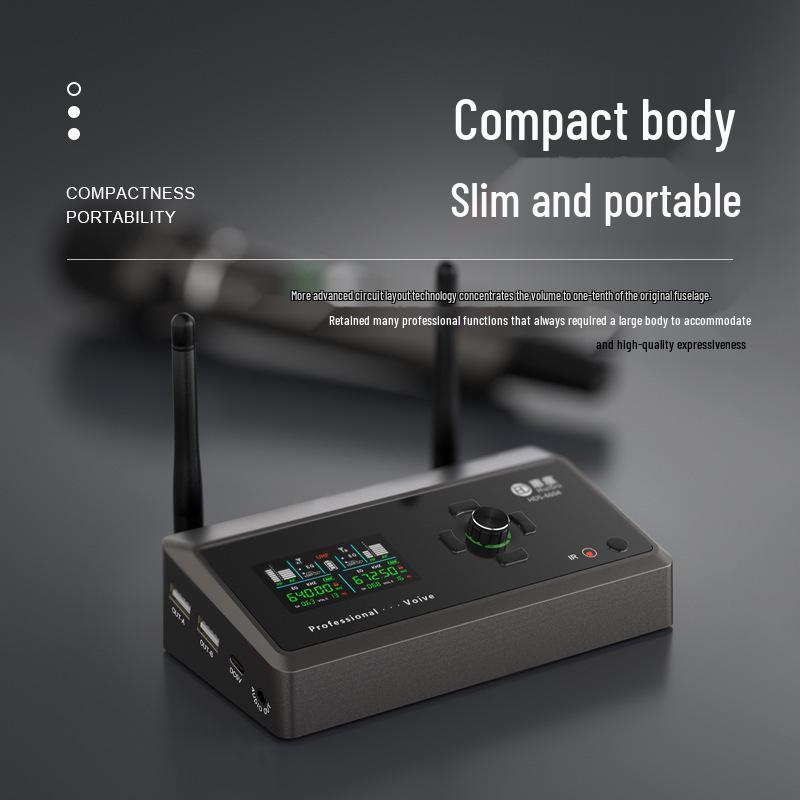 HuiDu Portable Charger & Wireless Microphone with Hi-Fi Sound Quality