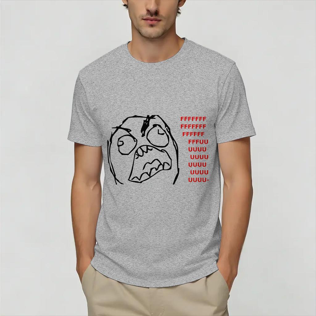 Rage Comic Trollfac T Shirt Summer Popular T Shirts Adult 100 Cotton O Neck Plus Size Top Tees Short Sleeve Awesome Tops