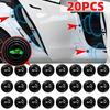20pcs Silicone Car Door Pads Shock-Absorbing Silent Mat Anti-collision Protector Stickers Buffer Gasket Auto Accessory