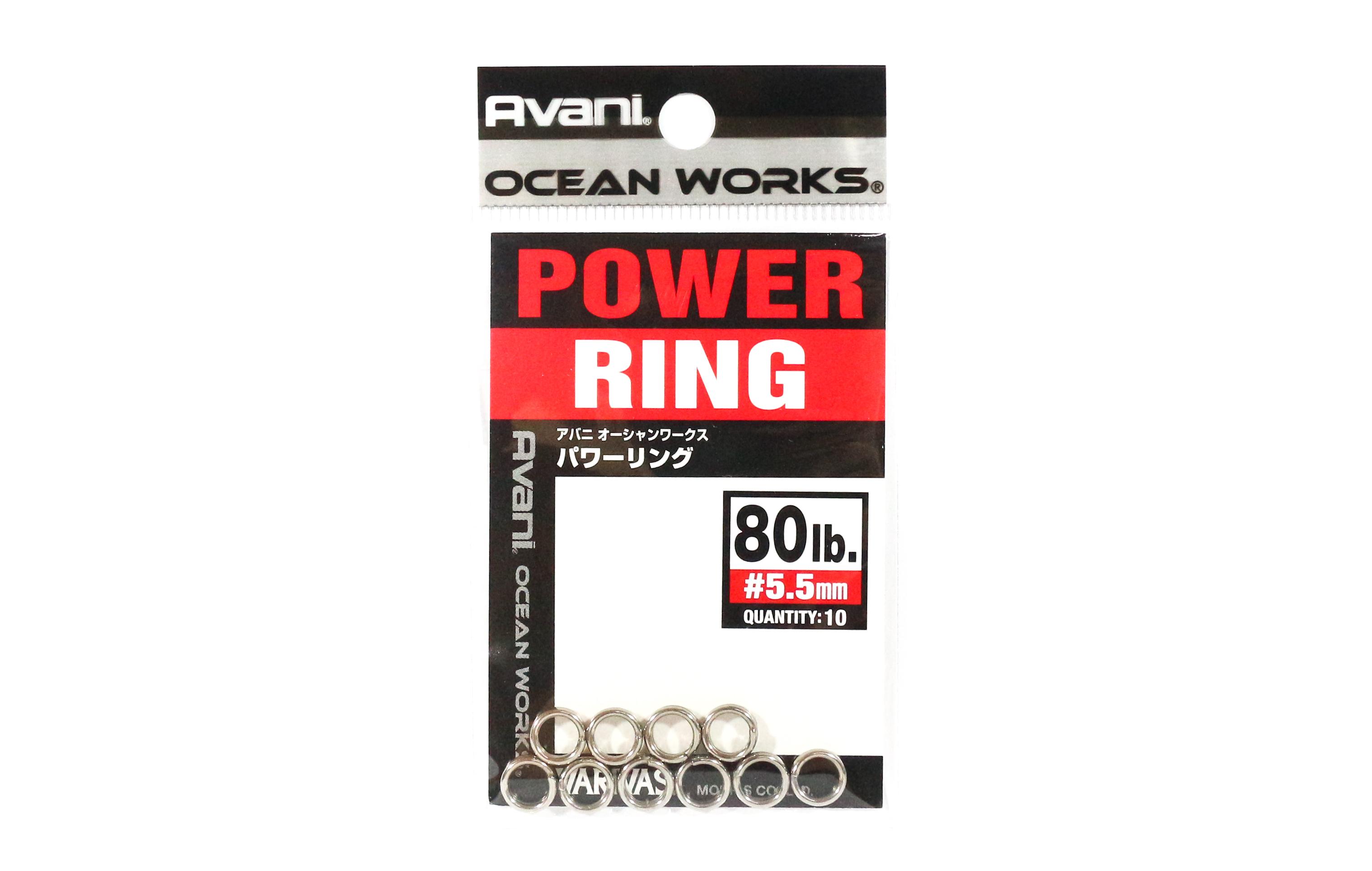 

Раздельные кольца Varivas Power для тяжелых условий эксплуатации 80 фунтов (4032)