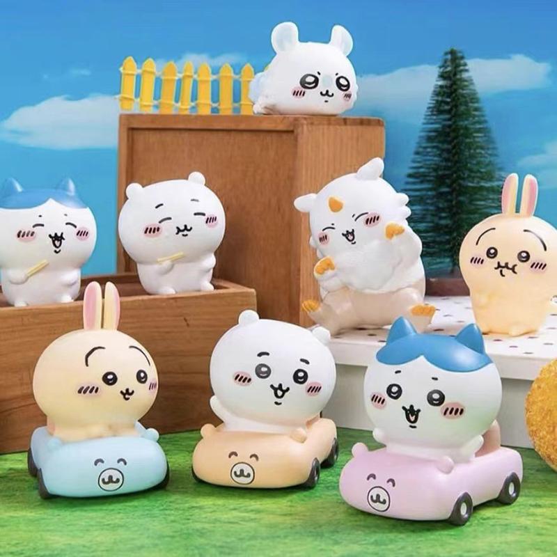 Chiikawa Figurka Hračka Kawaii Hachiware Usagi Panenky Ozdoby Kreslený Roztomilý Sebekritický Medvídek Stolní Dekorace Fanoušci Dětský Dárek