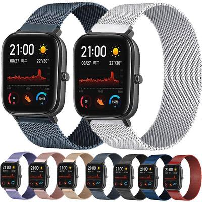 Magnetic Loop for Xiaomi Amazfit Gts 2 Mini Bip//Gtr/47mm/42mm/GTR2/2e 20mm 22mm Samsung GALAXY S3 S2 Watch Strap Bracelet Correa Amazfit Bip Strap