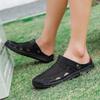 Men Hiking Sandals Black Khaki Outdoor Summer Brown Wide Palm Handmade Slippers Beach Shoes for Father Plus Size