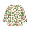 Tops à manches 3/4 pour enfants T-shirt imprimé décontracté Col rond Pull Blouse