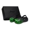 Crocs High Street Ink Splash Future Technology Stepping on Soft Hole Shoes Women's Black Green