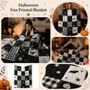 Halloween Blanket Single-Sided Print Decorative Throw for Couch Sofa Bed