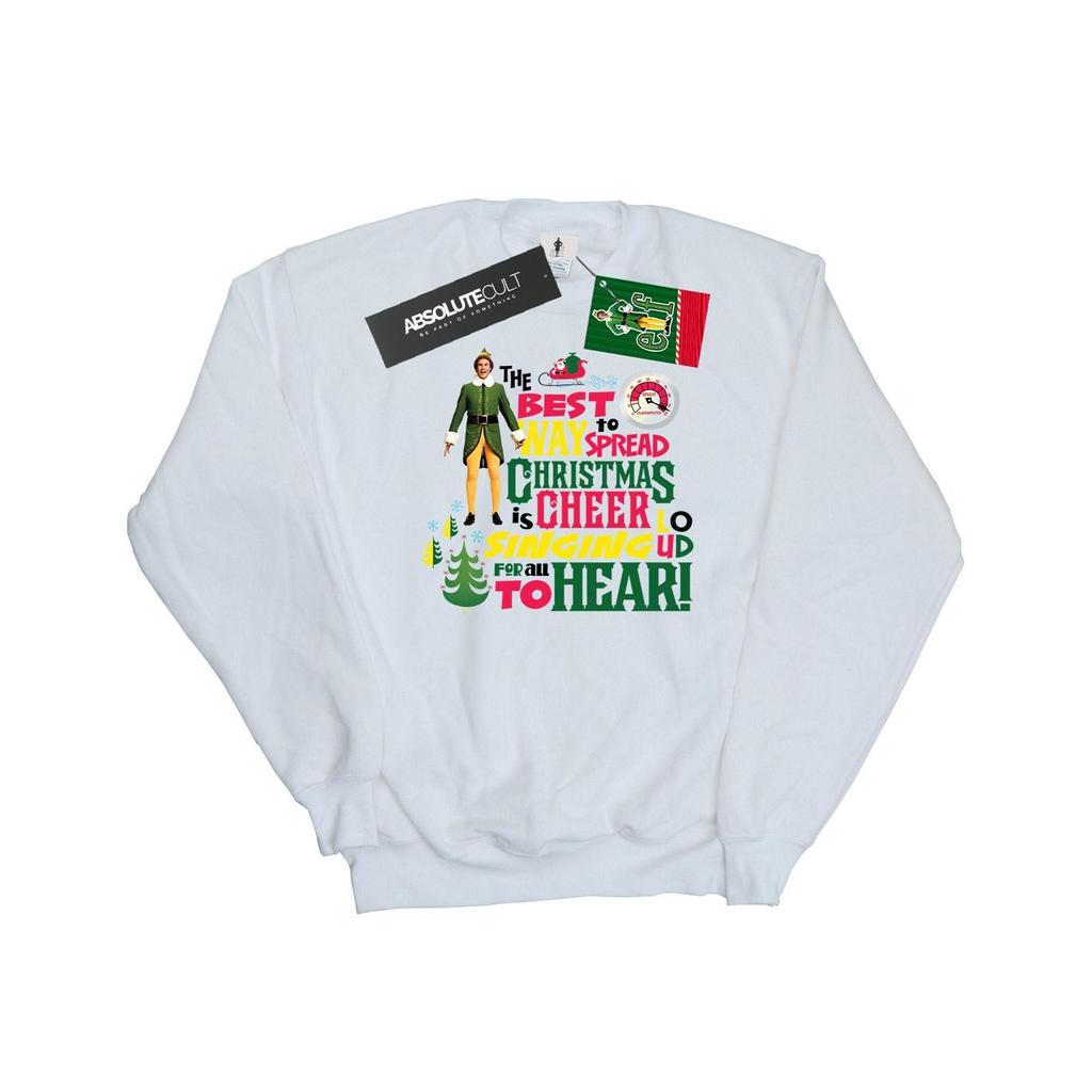 Elf Womens/Ladies Christmas Cheer Sweatshirt
