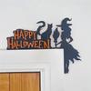 Gute Halloween-Türrahmendekoration, Halloween-Türwinkelschild, Türrahmendekorationsstatue