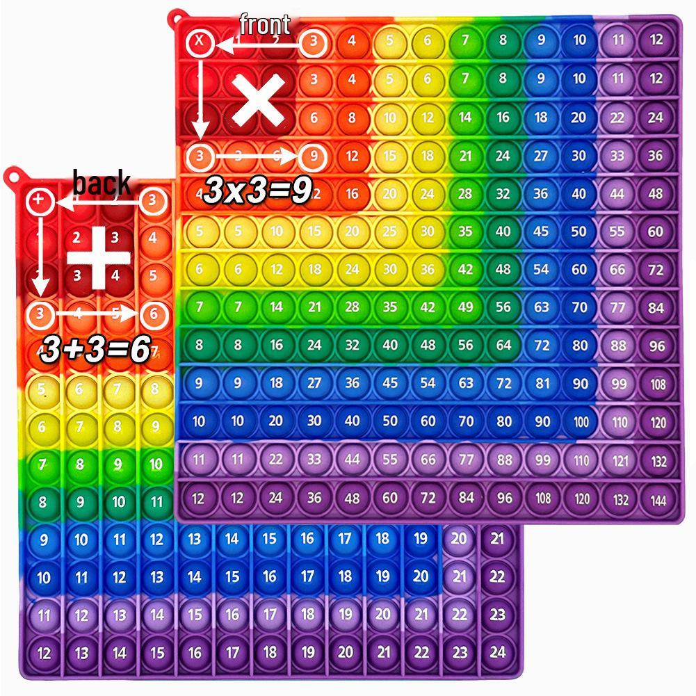 Macaron Multiplication & Addition Practice Board: Educational Math Toy