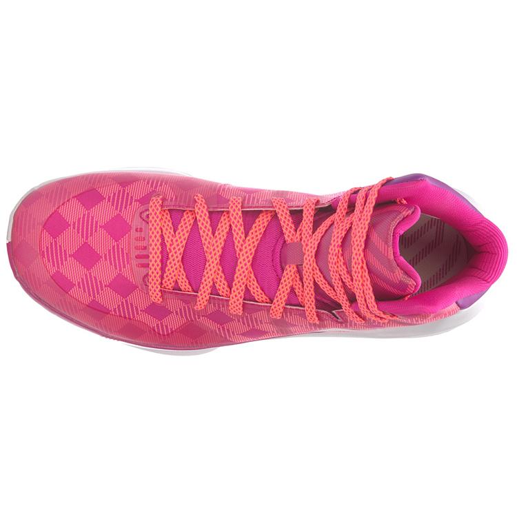 Li Ning Speed 3 High Top Basketball Shoes Unisex Pink Purple ABAL039-6