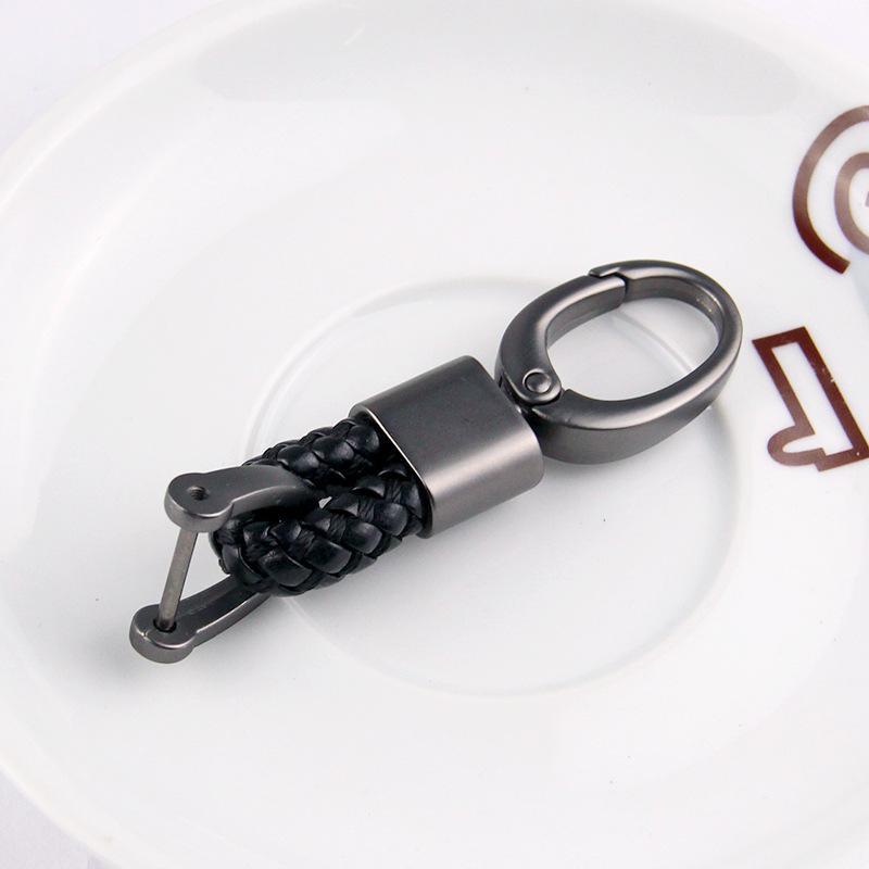 Braided Rope Sub-Gun Printing Keychain Men'S And Women'S Waist Hanging Big Head Chain General Car Key Bag Accessories