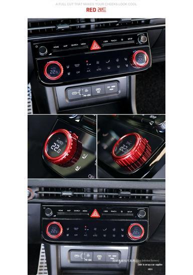 Touareg Air Conditioner Tucson Decor 4 Aluminum Alloy 2025 Adjustable NX Rotary Compatible Hyundai