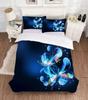 Pattern Dream Fabric Pretty Butterfly Bedding Set Purple Pink Duvet Cover Set Bedding Cartoon Singl Double Cover Bed 200X200 Hot