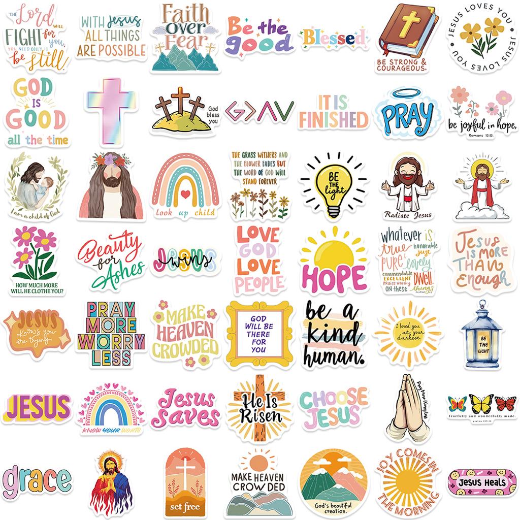 52 Cartoons Jesse Scripture Graffiti Stickers Decorate Guitar Notebook Suitcase DIY Waterproof