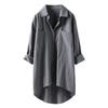 Spring Shirt Women's Casual Color Shirt Cotton Linen Cardigan Top Women's Clothing