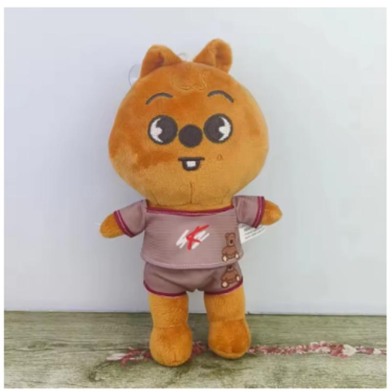 Plush Toys Stray Kids Cartoon Stuffed Animal Plushies Doll Kawaii Companion for Adult Fans Leeknow Hyunjin Gift