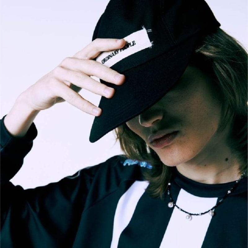 ORDINARY PEOPLE ORD LABEL STITCH CAP BLACK