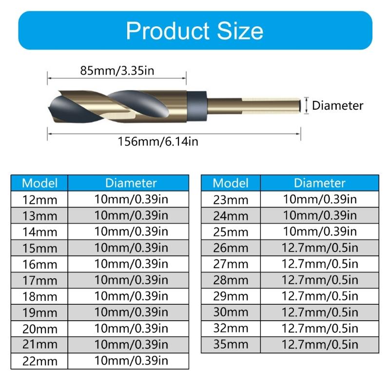 HSS Metal Drill Professional Twist Shank Ground Twist Drill Bit for Metal Stainless and Iron Plastic Woodworking