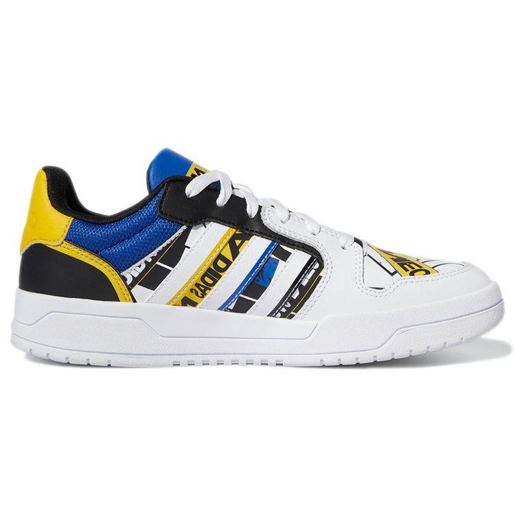 Adidas Neo Entrap Comfortable Durable Low-Top Skate Shoes Men Sneakers White Yellow Blue GW7007