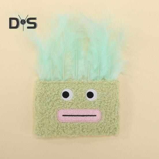 2Pcs Cat Toys Soft Plush Pet Toy Funny Hilarious Big-Mouth Afro Catnip Toy Bite-Resistant Scratch-Resistant Kitty Toy for Indoor Cats