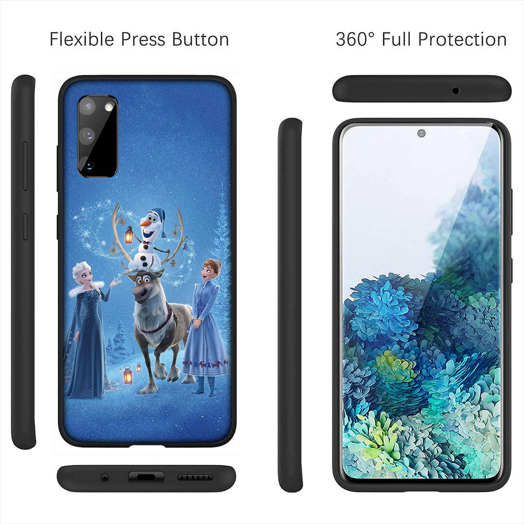 For Samsung Galaxy S24 S23 iPhone 16 15 14 Xiaomi Redmi Note 13 12 11 10 8 Plus 9 Pro Max X XR 14C Phone Case Lovely Elsa Anna Olaf OPPO Huawei Cover
