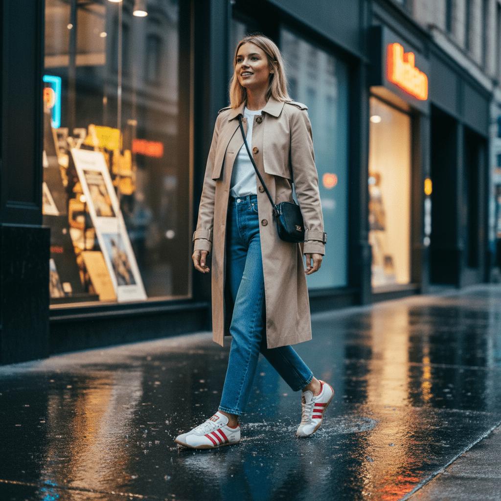 Adidas Tokyo Off White Scarlet Damesneakers Krem Better-Scarlet Gum JI3300