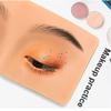 Pelle per Pratica Tatuaggio Sopracciglia Modello Realistico 3D Pad per Allenamento Eyeliner Viso Pratica Eyeliner