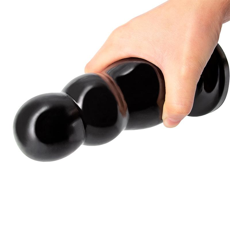 Transparentní měkký anální dilatátor Anální kolík Mužský masturbátor Sexuální hračka pro dospělé Dildo Pull Bead se Sucker Fisting Slave BDSM