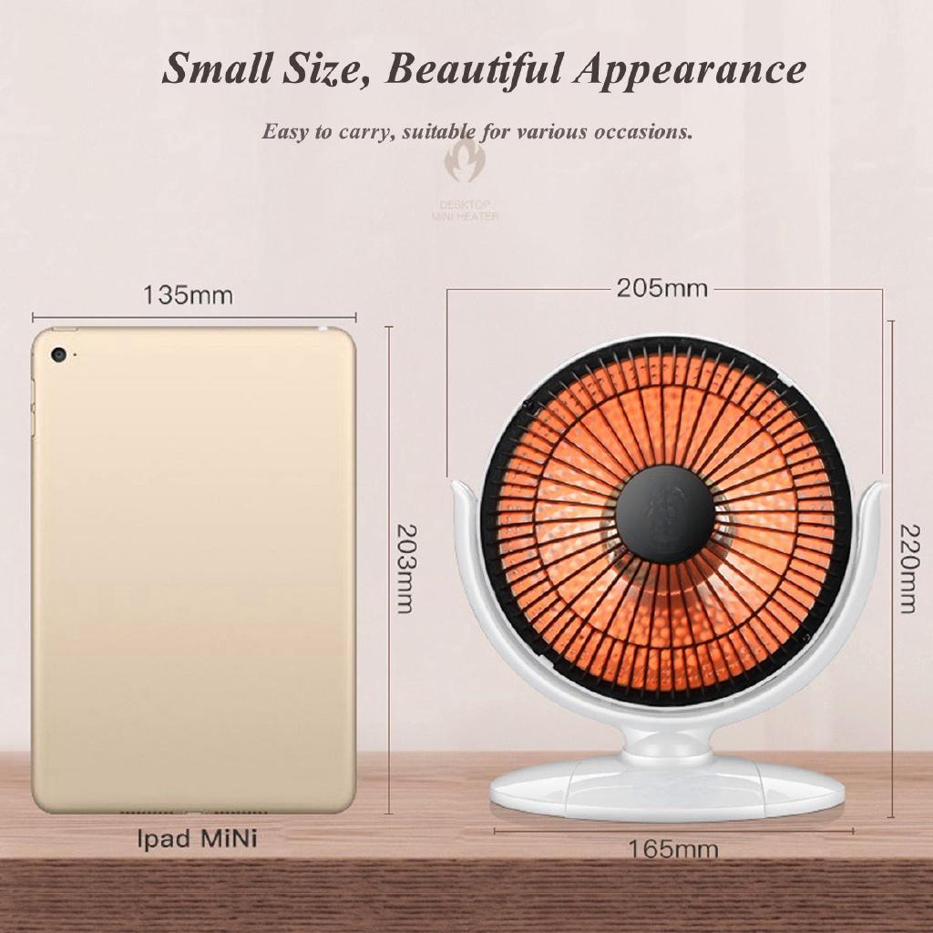 Mini încălzitor electric portabil 220V ventilator 200W încălzire cameră birou încălzitor ventilator vânt 220*205mm