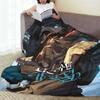 Anime Solo Leveling Decke Atmungsaktive Fleece Sofa Überwurfdecke für Couch Bettwäsche Büro Decken Tagesdecke Steppdecke