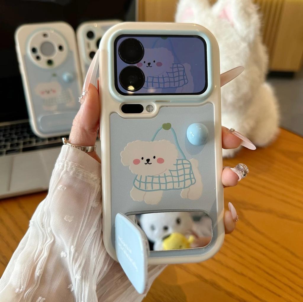 Bag Puppy Bracket for Apple 17 Mobile Phone Case iPhone16Pro/Xiaomi/oppo Anti-drop All-inclusive Case