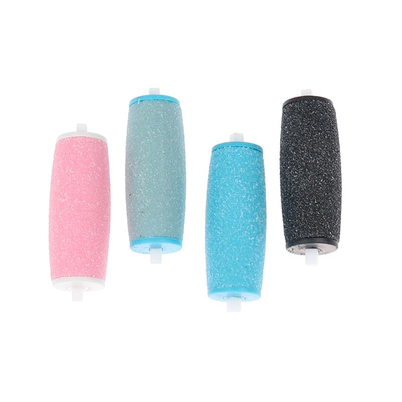 4Pcs/Lot Replacement Roller Heads For Velvet Smooth Electric Foot File Pedicure