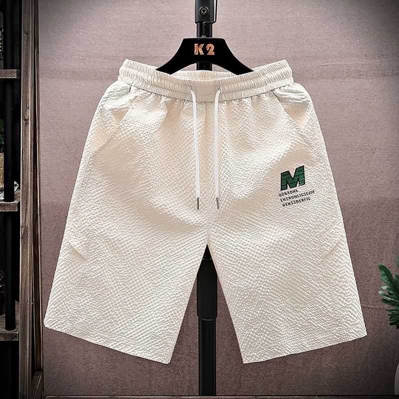 Men s Summer Shorts Hong Kong Style 5-Inch Shorts Men s Student Shorts Versatile Beach Shorts Men s Casual Sports Shorts M