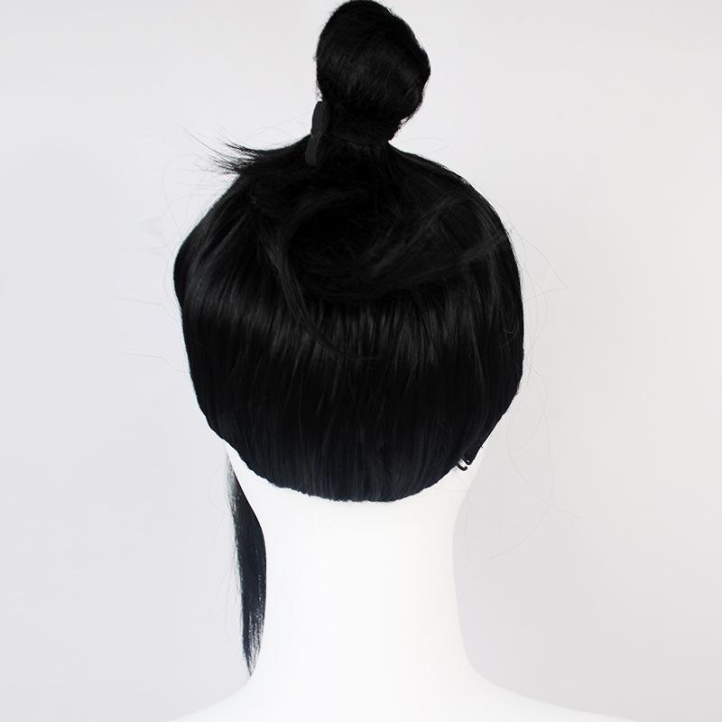 Geto Suguru Cosplay Anime Jujutsu Kaisen Geto Suguru Cosplay Kostüm Schwarze Schuluniform Perücke Anzug Halloween Kostüm für Männer