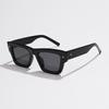 Luxury Designer Pink Square Sunglasses Women Small Full Frame Gradient Lens UV400 Vintage Eyewear