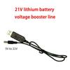 USB zu DC21V Adapterkabel 5V zu 21V Konvertierungs-Boost-Kabel zum Laden von 21V Batteriesystemen Hochwertige Kunststoffkonstruktion