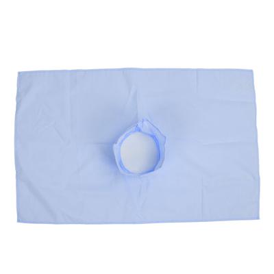 Massage Table Sheet Cotton Washable Comfortable Massage Bed Cover with Face Hole for Salon Spa