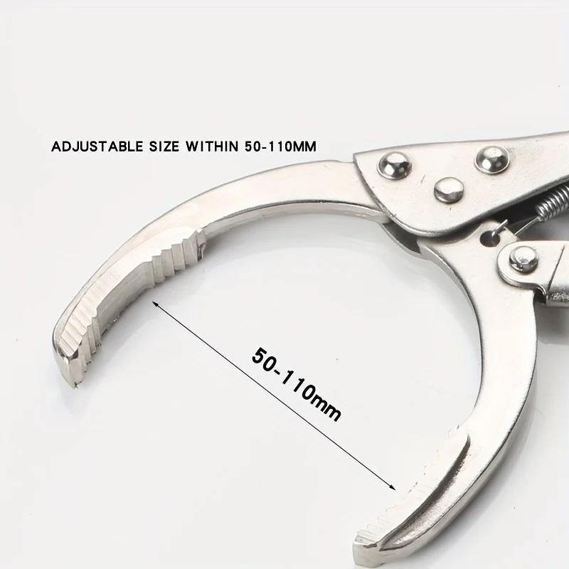 Klíč upínacího filtru Klíč na olejovou mřížku Nastavitelný multifunkční klíč na olejový filtr motoru Oprava nářadí na demontáž auta