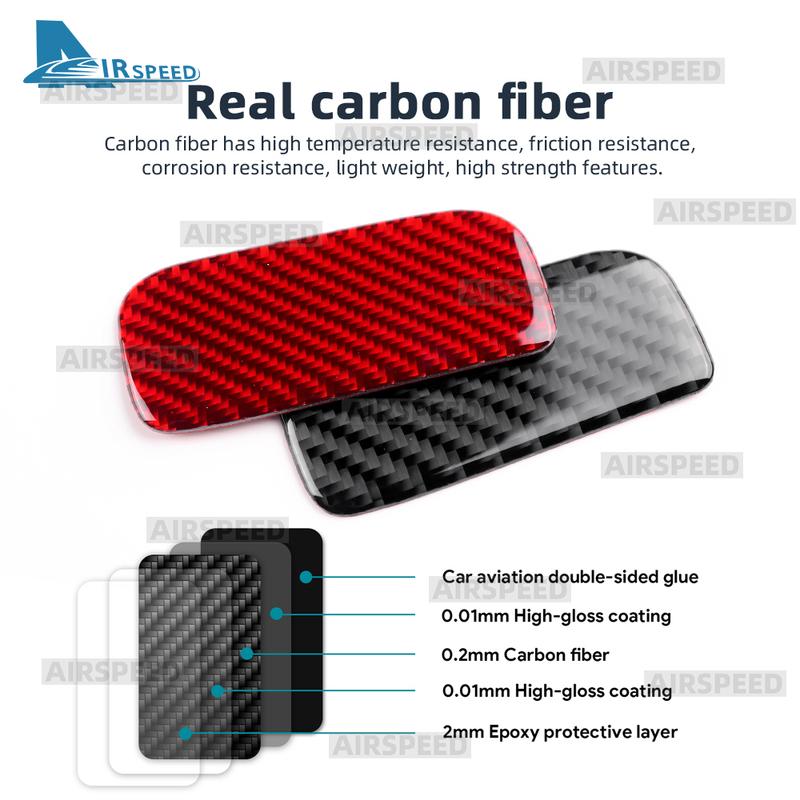 For Honda Fit    2024 2025 Real Soft Carbon Fiber LHD RHD Car Co-pilot Tool Box Switch Interior Trim Accessories