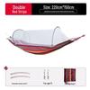 A1R Portable Double Hammock with Quick-Open Mosquito Net and Anti-Rollover Design for Outdoor Use