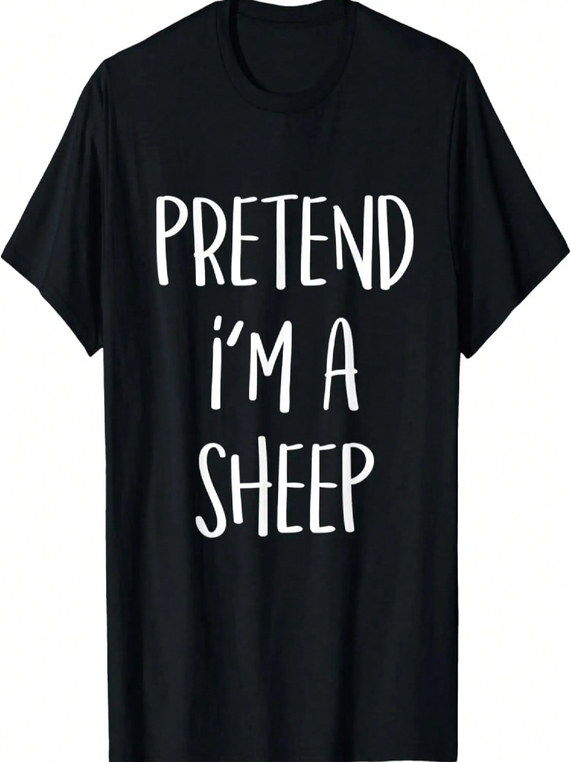 Pretend I m A Sheep Costume Party Funny Halloween Sheep T-Shirt S разноцветный