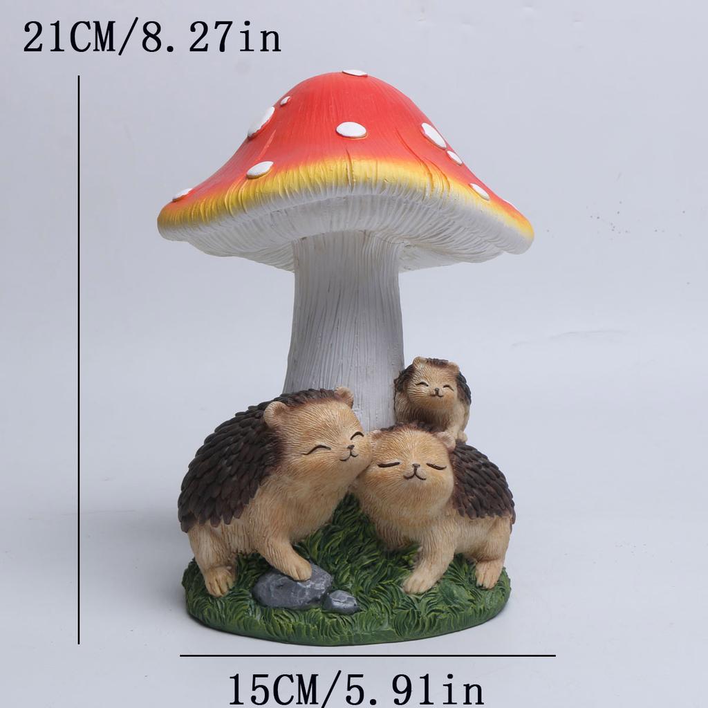 Artificial Mushroom Ornaments, Outdoor Garden Micro Landscape Decor for Potted Plants