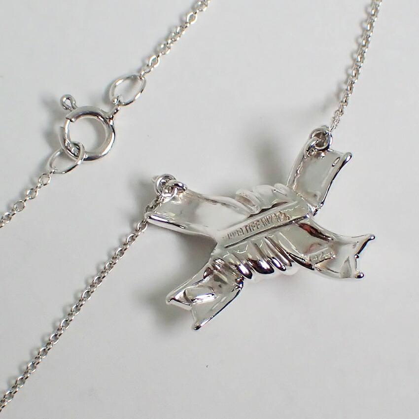 [Used] TIFFANY/Tiffany 925 Vintage Bow Necklace/g468-36