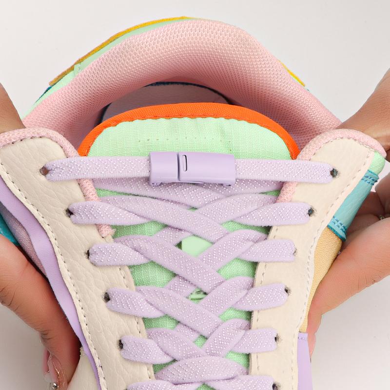 No Tie Shoelaces Magnetic Shoe Laces Clip Without Ties Shoelace Flat Elastic Laces for Sneakers Rubber Laces Stretch Shoestrings