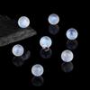 Perline Rotonde di Pietra di Luna Blu Naturale - Perline Sfuse Senza Foro per la Creazione di Gioielli in Cristallo Fai da Te