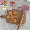 Valentine's Day Gift Set: Heart-Shaped Silicone Spatula with Wooden Handle, Non-Scratch & Easy Clean for Baking Lovers