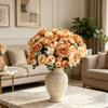 Artificial Flowers High Quality Silk Roses Festival Garland Festival Home Room Diy Gifts Accessory Decor Wedding Bridal Bouquets