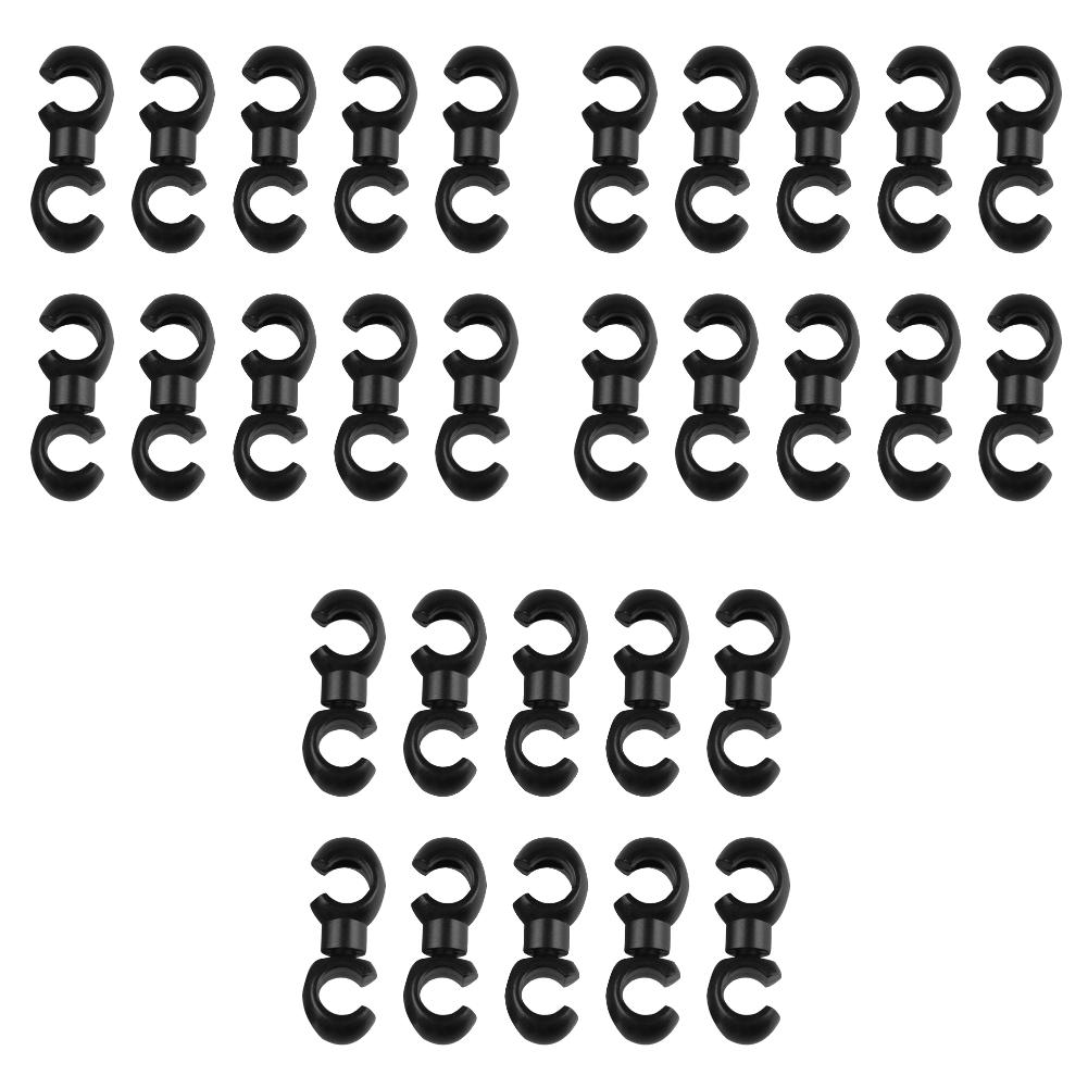 10-30PCS Bicycle Brake Gear Cable S Style Clips BIke Cable Clip MTB Bike Rotatable Line Hose Guide Line Hook Pipe Buckles