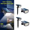 Adjustable Solar Flood Wall Lamp Solar Powered Landscape Spotlights Solar Panel Lights  Outdoor